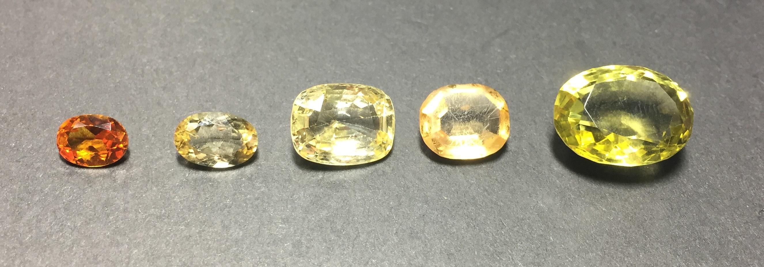 Focus on Gemstone Fluorescence: Looking for the Light - - A yellow stones