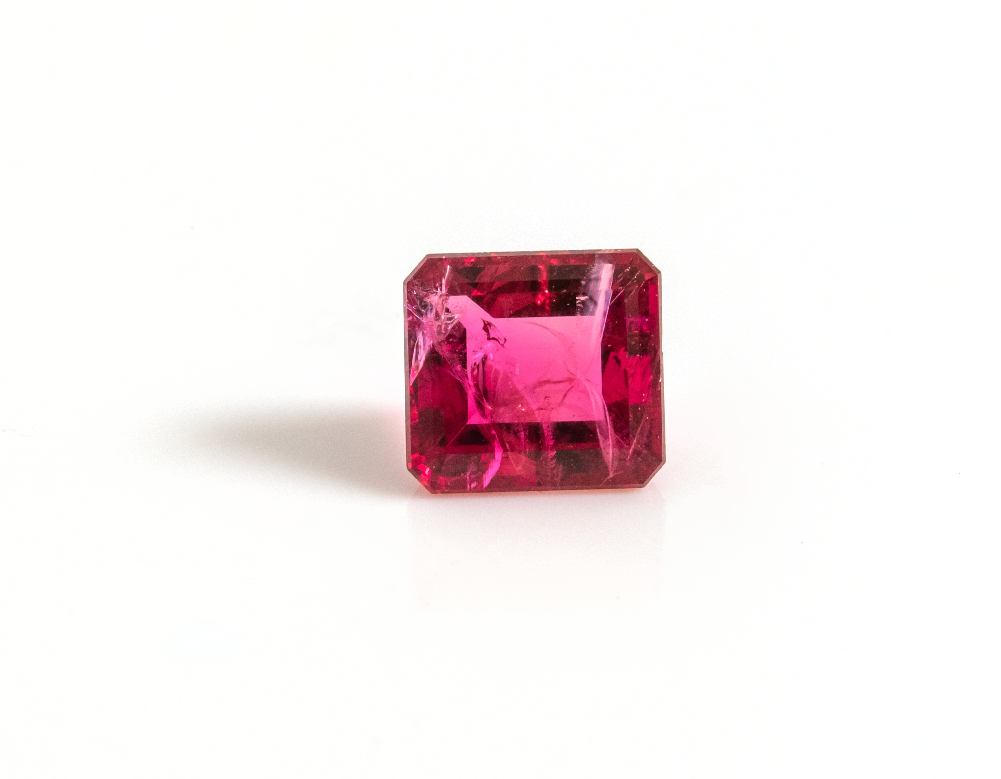 American Gemstones: Red Beryl from Utah - - faceted red beryl image credit jtv min crop