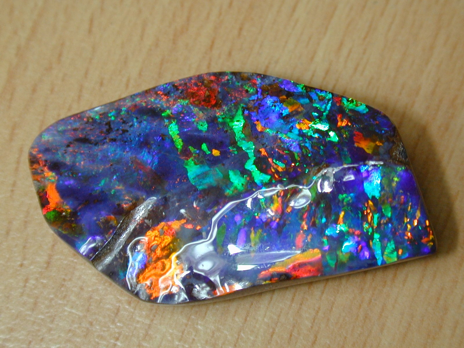 Understanding Boulder Opal - - gem boulder opal 46cts Credit Cody Opal min