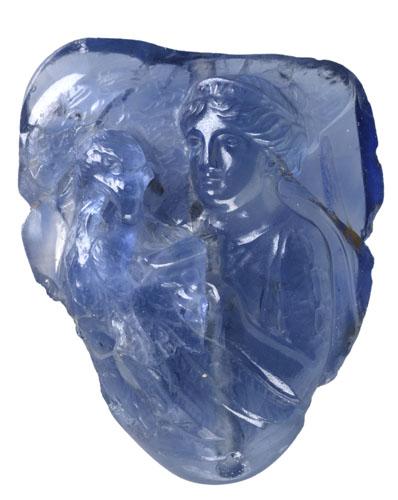 Ancient Sapphires and Adventures in Ceylon - - Roman Sapphire Cameo