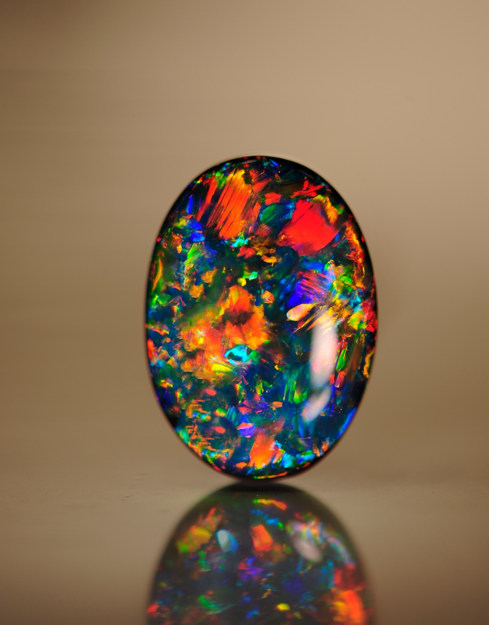 Understanding Precious Black Opal and its Properties - - 707ct Fine Gem Black Opal