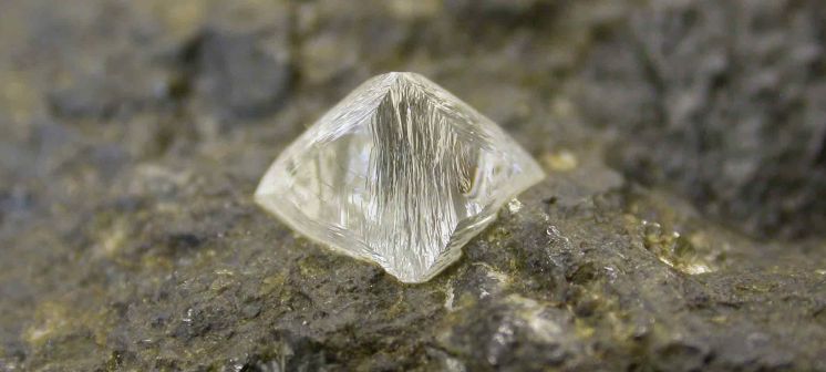 Natural Diamond Crystals  Diamond crystal, Raw gemstones rocks, Crystals