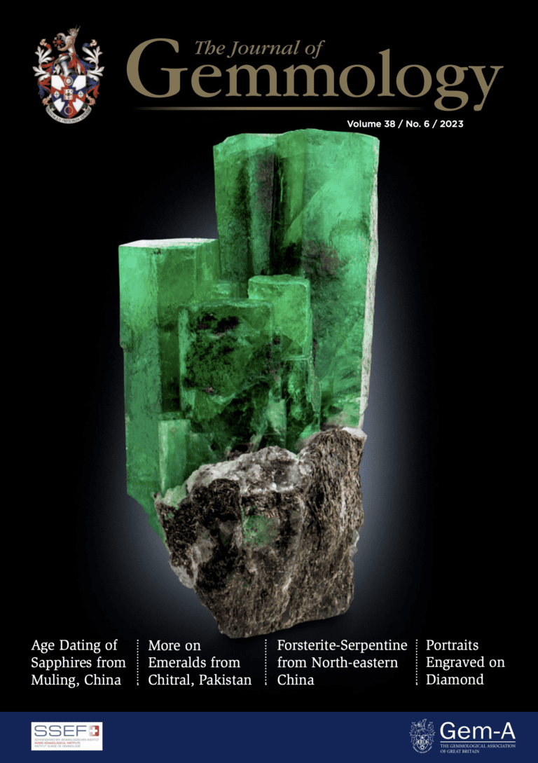 The Journal of Gemmology - The Journal of Gemmology - 2023 38 6