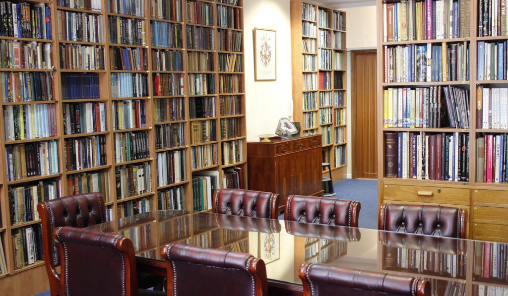 view of the GemA library room